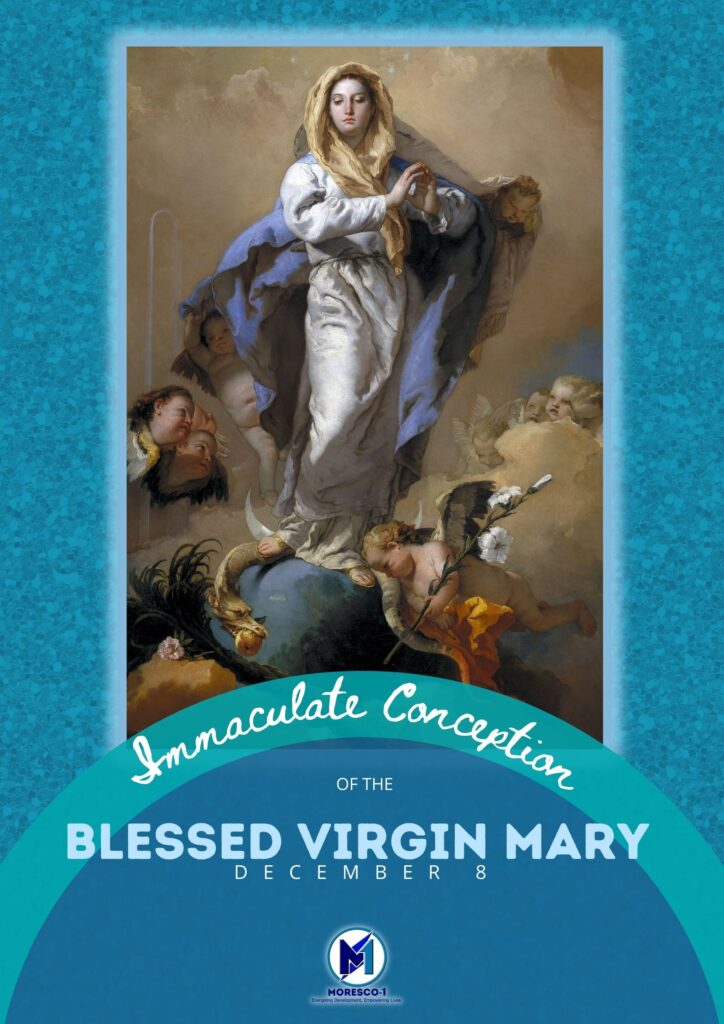 October 8 Feast Of Immaculate Conception Of The Virgin Mary Moresco 1